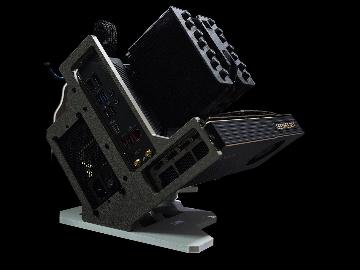 mATX ITX Tilted PC Case