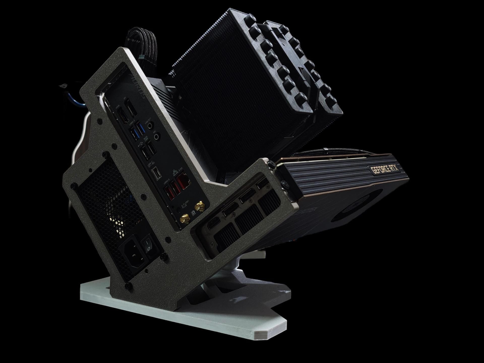 mATX ITX Tilted PC Case