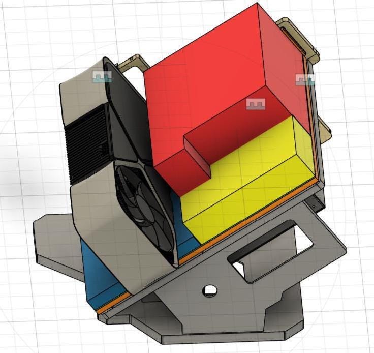 mATX ITX Tilted PC Case