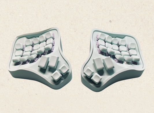 All three models: Wireless and Wired connection: Bluetooth and Cable; Hot-swappable; ZMK-Compatible 

1️⃣ 35-Key Dual-Mode Split Keyboard 
Note: Keycaps and switches not included.

2️⃣ 36-Key TrackPoint Keyboard (Auto Layer Switch):
✅ 36-Key Red TrackPoint with Auto Layer Switching 
Note: Keycaps and switches not included.

3️⃣ 46-Key Dual-Mode Split Keyboard with Trackball:
✅ 3610 Trackball – Add a trackball module for full navigation
Note: Trackball included. Switches and keycaps not included. 
