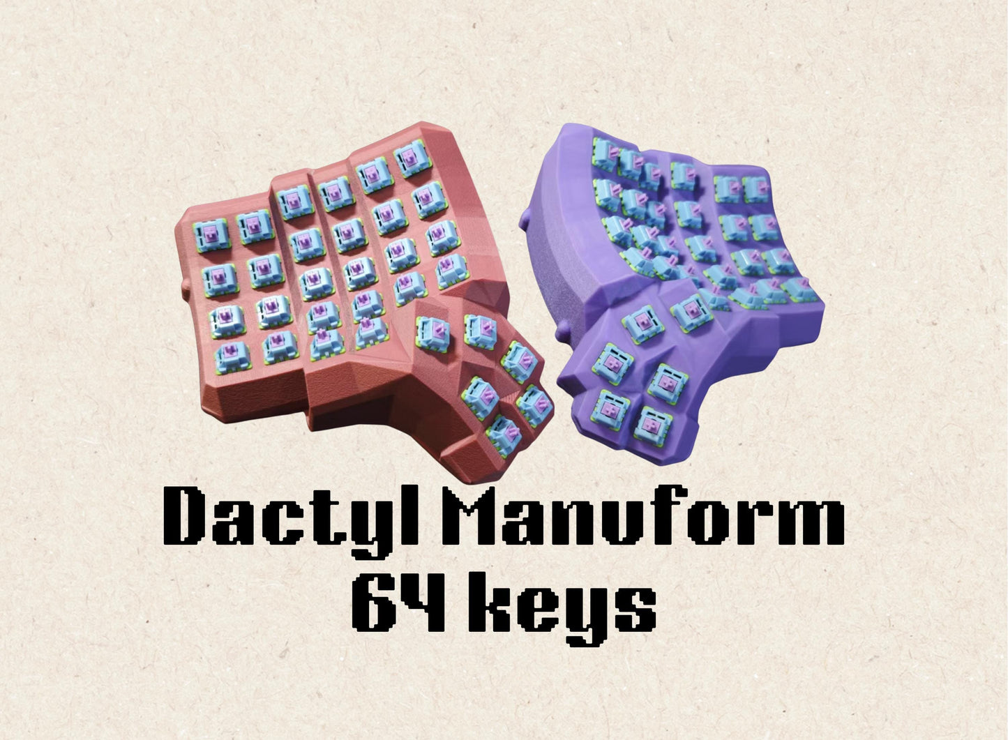 Dactyl Manuform Split Keyboard