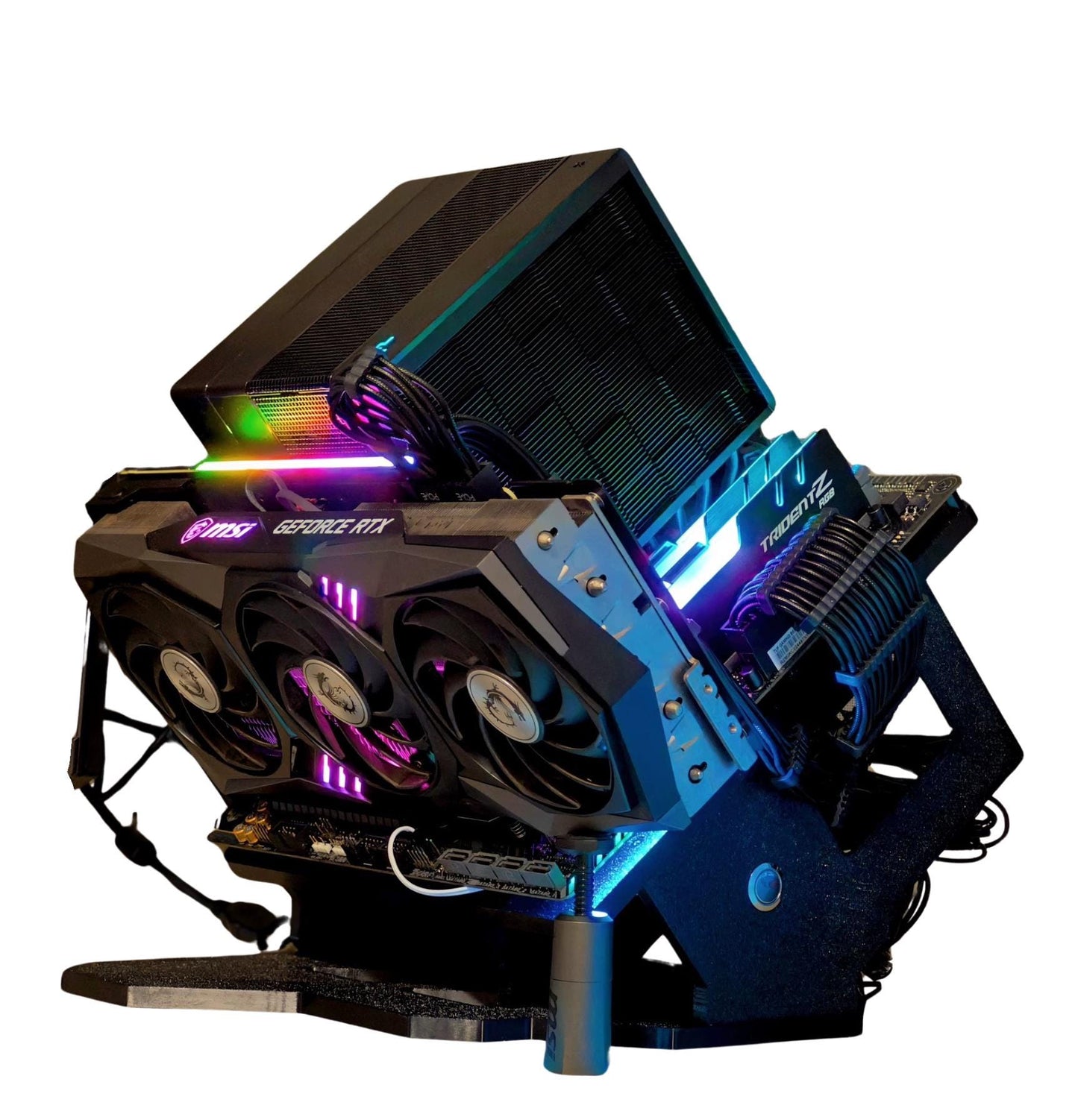 mATX ITX Tilted PC Case