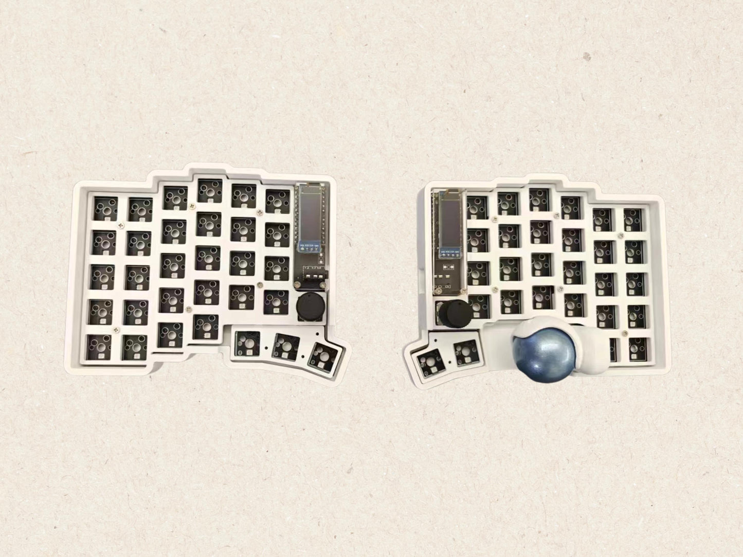 Trackball Wired Spilt Keyboard