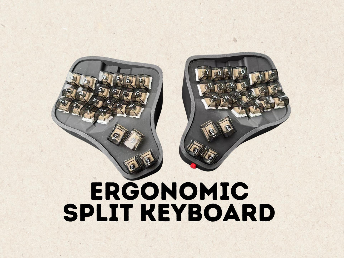 Curvy Cake Split Keyboard DIY Kit