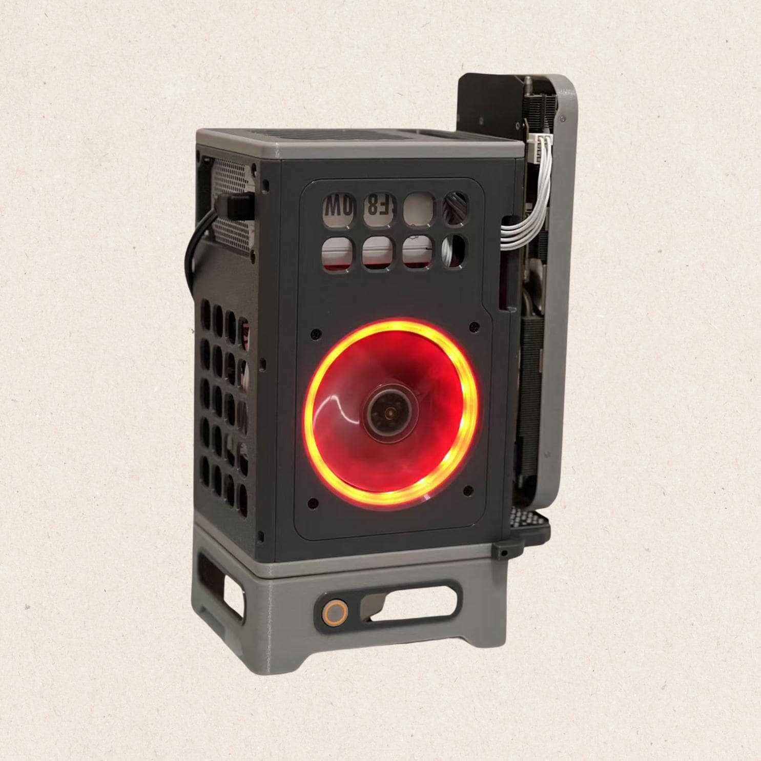 Category: Computer Case | Type: Desktop | Cooling Method: Air Cooling&nbsp;

[Motherboard Compatibility]: ITX motherboards

[Power Supply Compatibility]: SFX and SFXL.

[Graphics Card]: Supports dual slots and triple slots

[Hard Disk]: Support NVMe M.2 SSD; Does not support 2.5-inch hard disk or 3.5-inch hard disk

[CPU Cooler]: Height limit of 4.7 inch / 12 cm

[Material]: PETG (high strength, heat resistant).