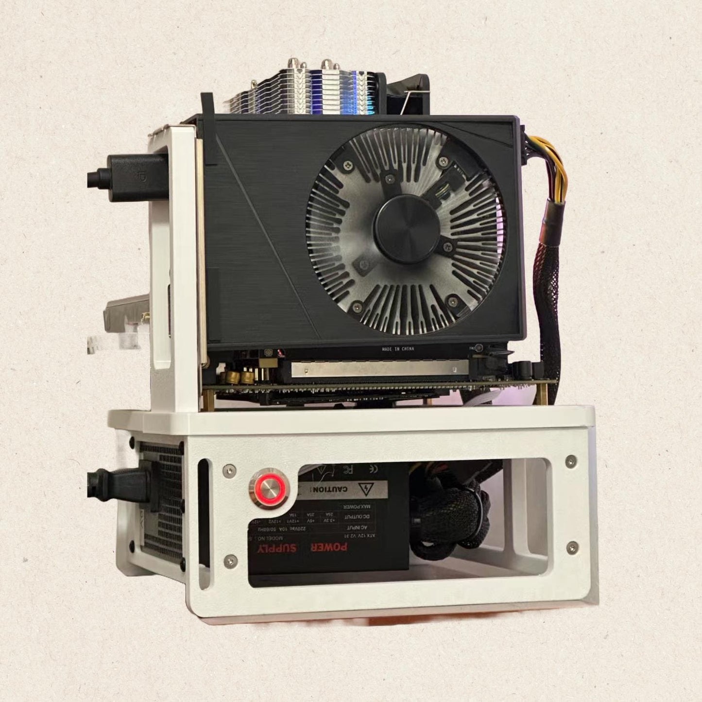 Category: Computer case | Type: Desktop | Cooling method: Air cooling ITX / mATX case
[Motherboards Compatibility]:&nbsp;ITX, non-standard ITX, mATX, non-standard mATX.

[Power Supply Compatibility]: SFX, SFXL, ATX&nbsp;

[Graphic Card]: 2 slots GPU only.

Hard disk slots ITX motherboard + SFX power supply version with 3 2.5-inch hard disk slots&nbsp;

ITX motherboard + ATX power supply version with 2 2.5-inch hard disk slots

mATX motherboard supports four 2.5-inch hard disk slots regardless of power suppl