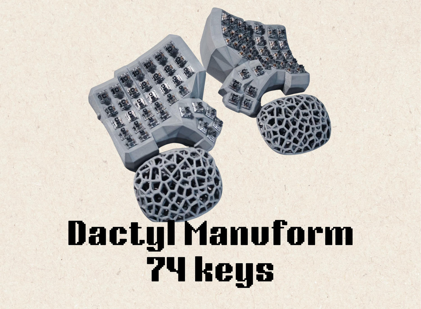 Dactyl Manuform Split Keyboard