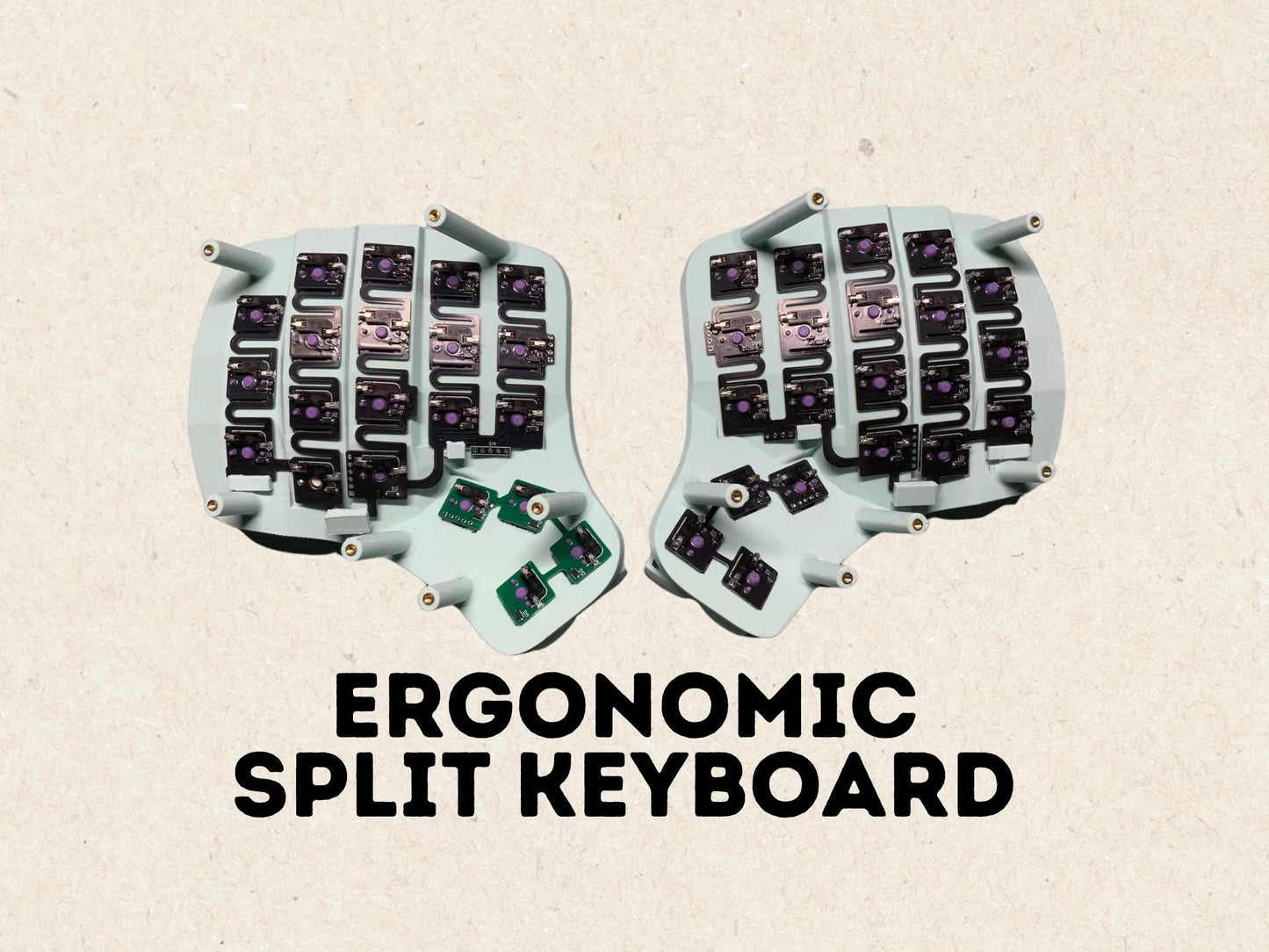 Curvy Cake Split Keyboard DIY Kit