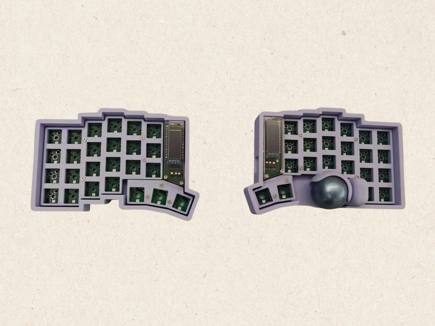 Trackball Wired Spilt Keyboard