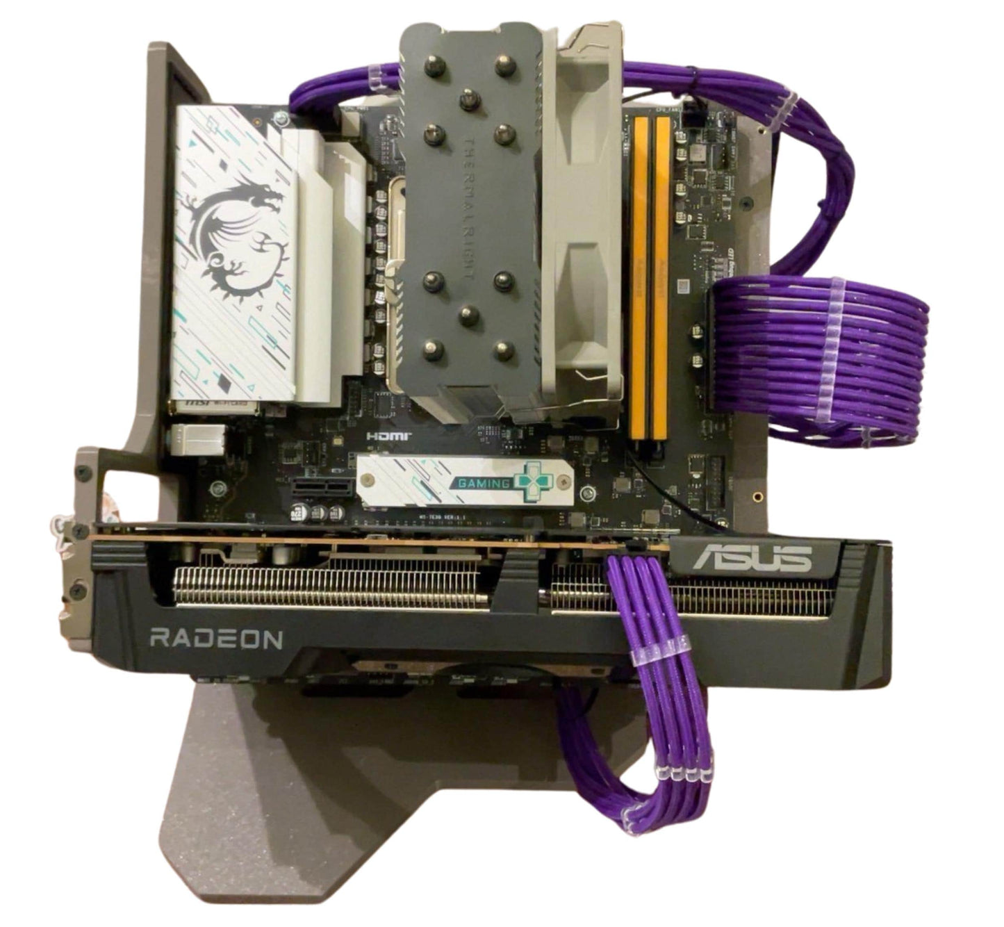 mATX ITX Tilted PC Case