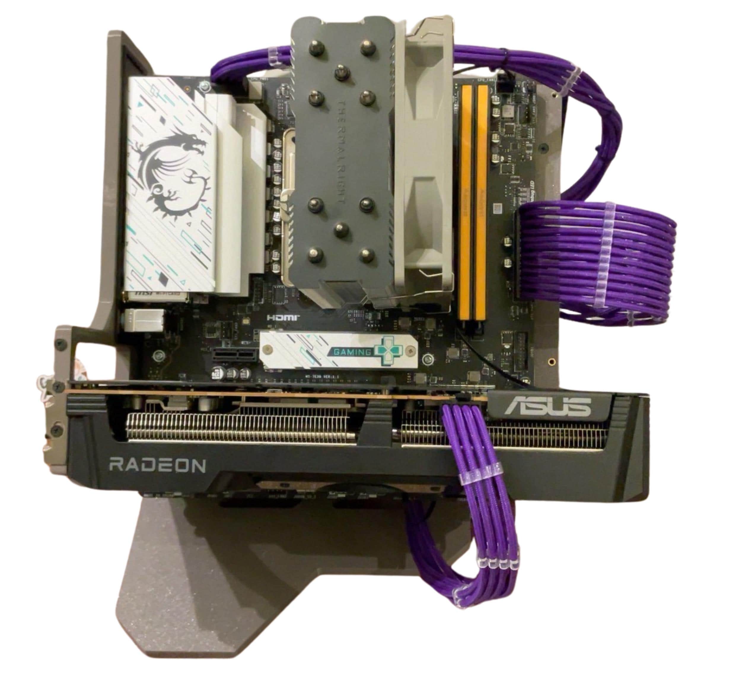 mATX ITX Tilted PC Case